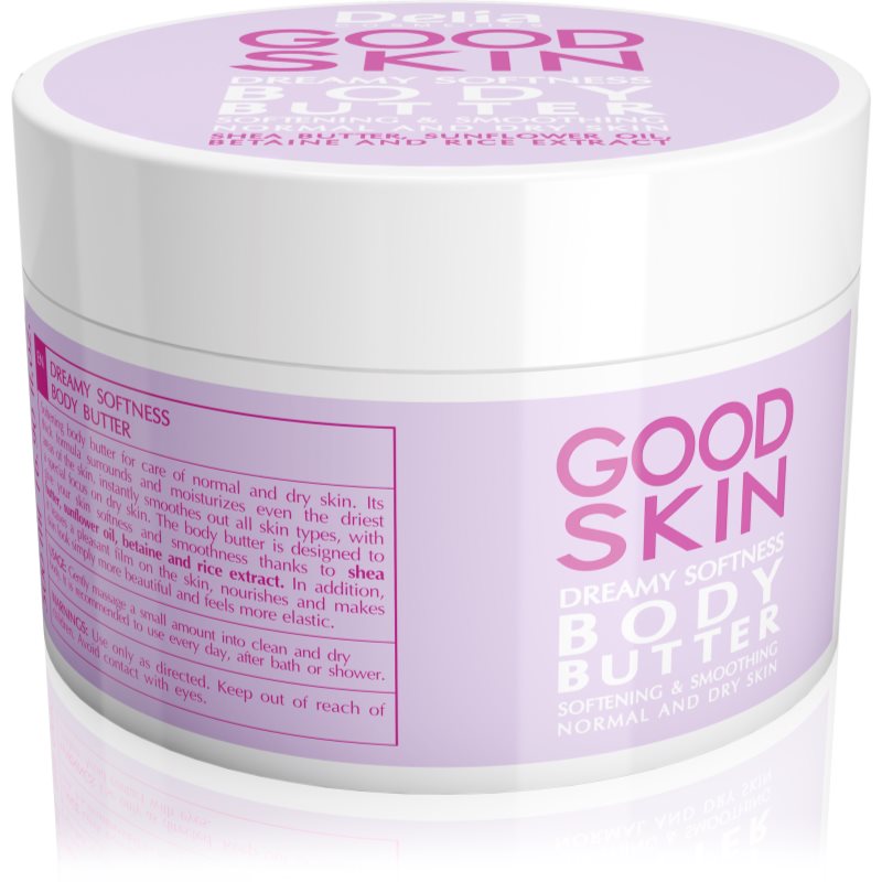 Delia Cosmetics Good Skin Dreamy Softness tělové máslo pro normální a suchou pokožku 500 ml