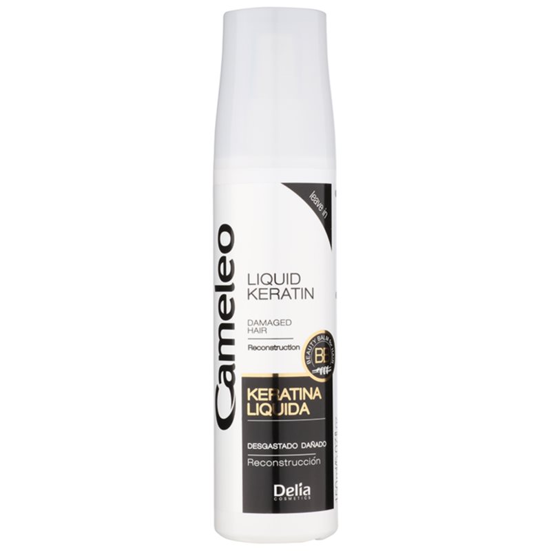 Delia Cosmetics Cameleo BB keratina líquida em spray para cabelo danificado 150 ml