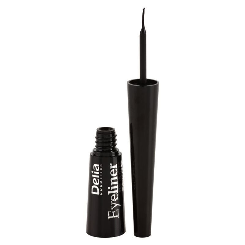 

Delia Cosmetics New Look стійка рідка підводка для очей відтінок Black