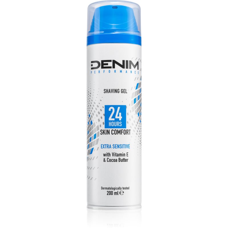 Denim Performance Extra Sensitive gel de barbear para homens 200 ml