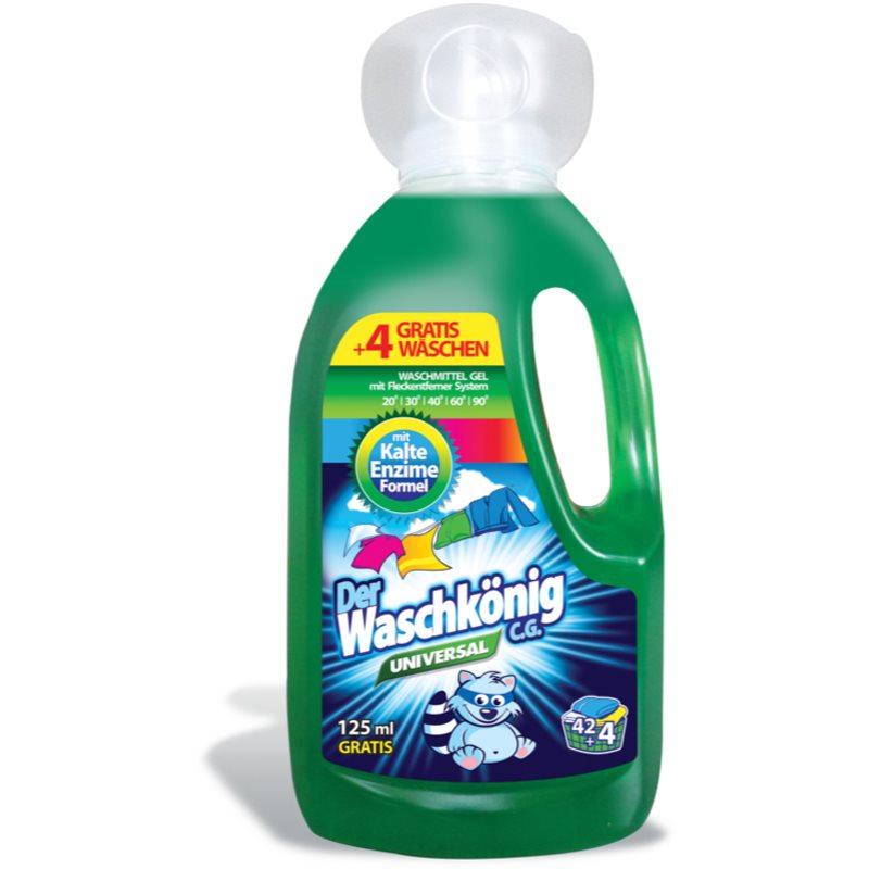Der Waschkönig Universal detergente para roupa líquido 1625 ml
