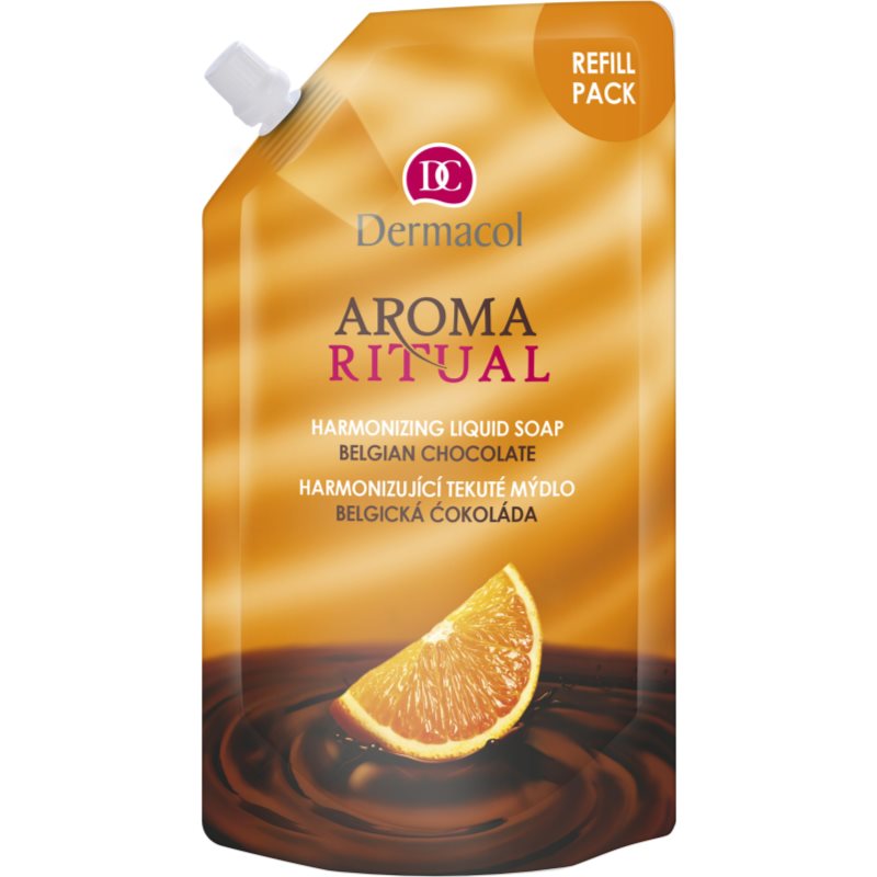 Dermacol Aroma Ritual Belgian Chocolate sabonete líquido recarga 500 ml
