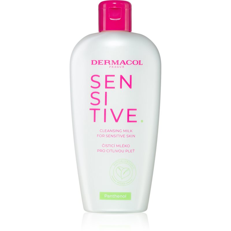 Dermacol Sensitive почистващо мляко за тяло за чувствителна кожа на лицето 200 мл.