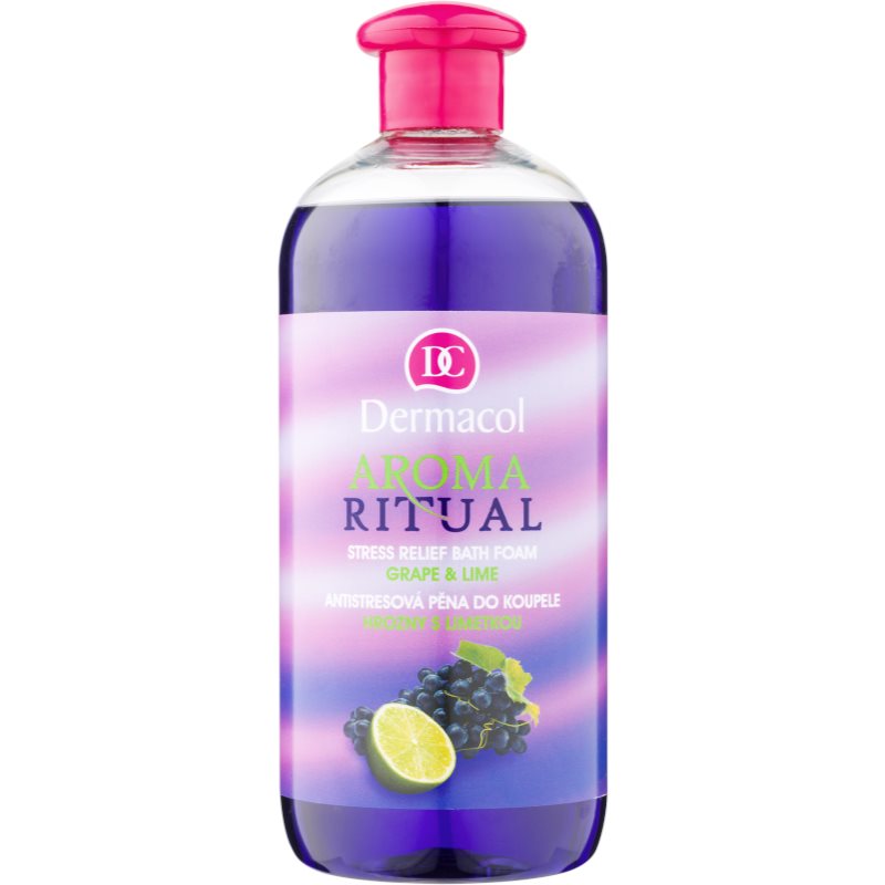 Dermacol Aroma Ritual Grape & Lime antistresna pena za kopel 500 ml