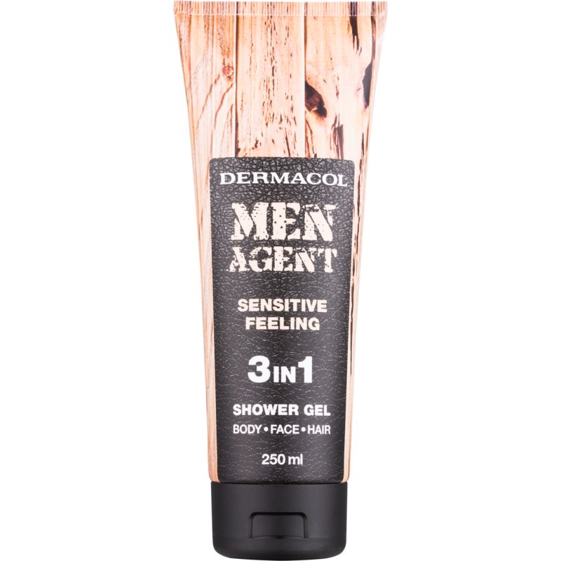 Dermacol Men Agent Sensitive Feeling gel za prhanje 3v1 250 ml