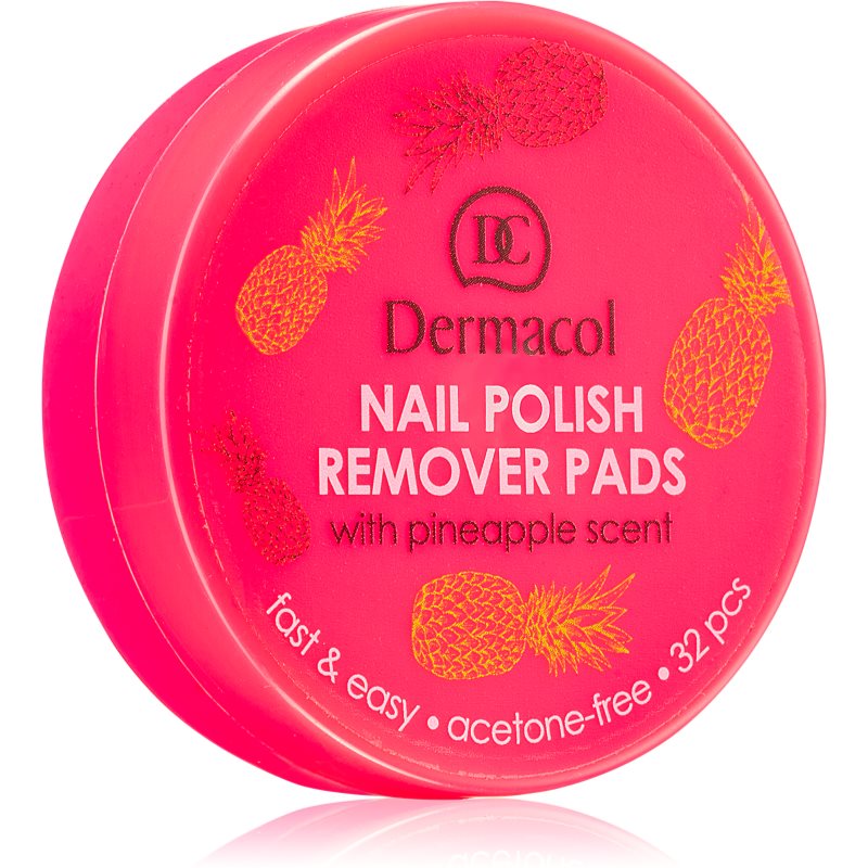 Dermacol Nail Polish Remover Pads Geruchsloser Nagellackentferner 32 St.