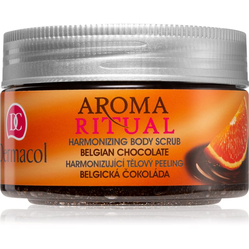 Dermacol Aroma Ritual Belgian Chocolate tělový peeling 200 g