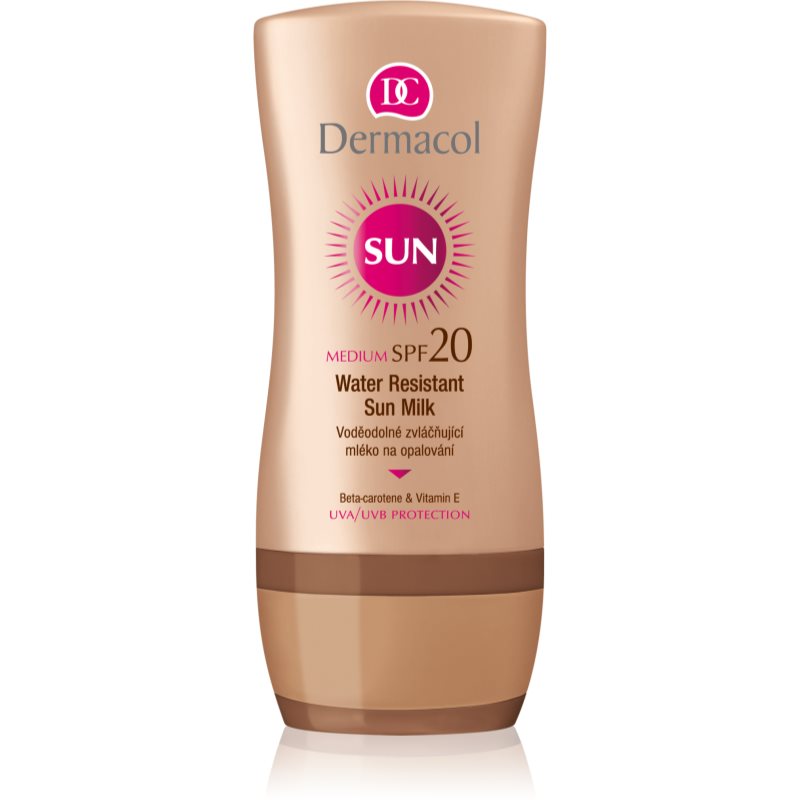 

Dermacol Sun Water Resistant водостійке молочко для засмаги SPF 20