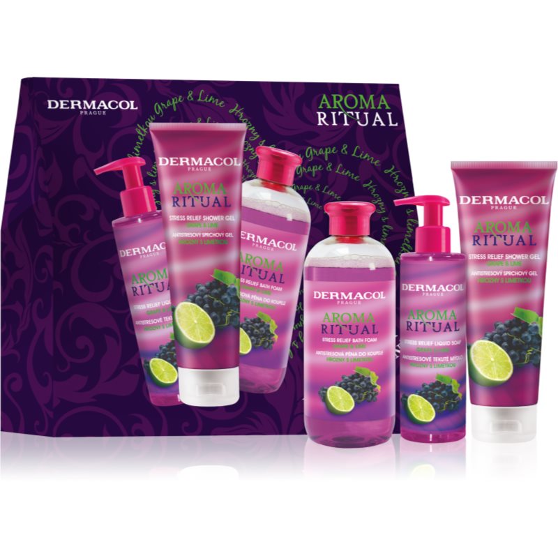 Dermacol Aroma Ritual Grape & Lime подаръчен комплект (за жени )