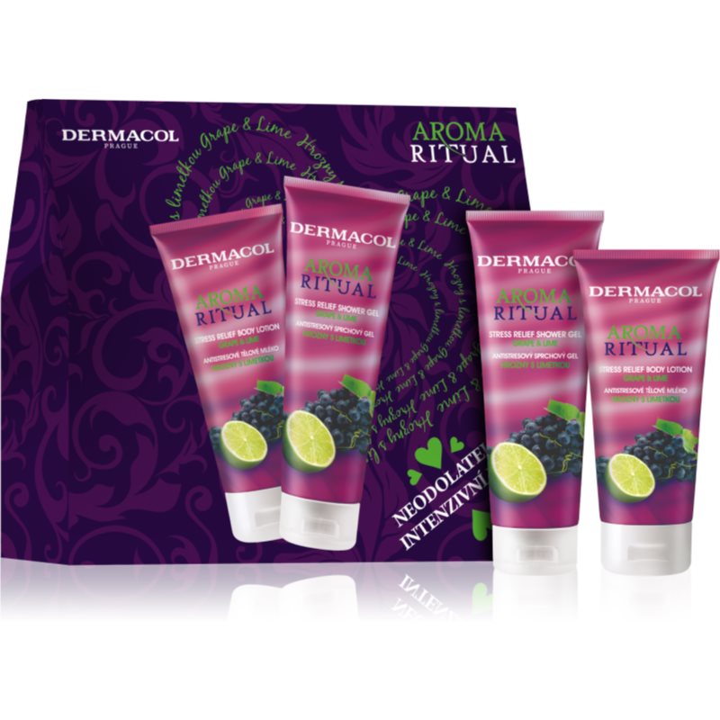 Dermacol Aroma Ritual Grape & Lime kosmetická sada (na tělo)