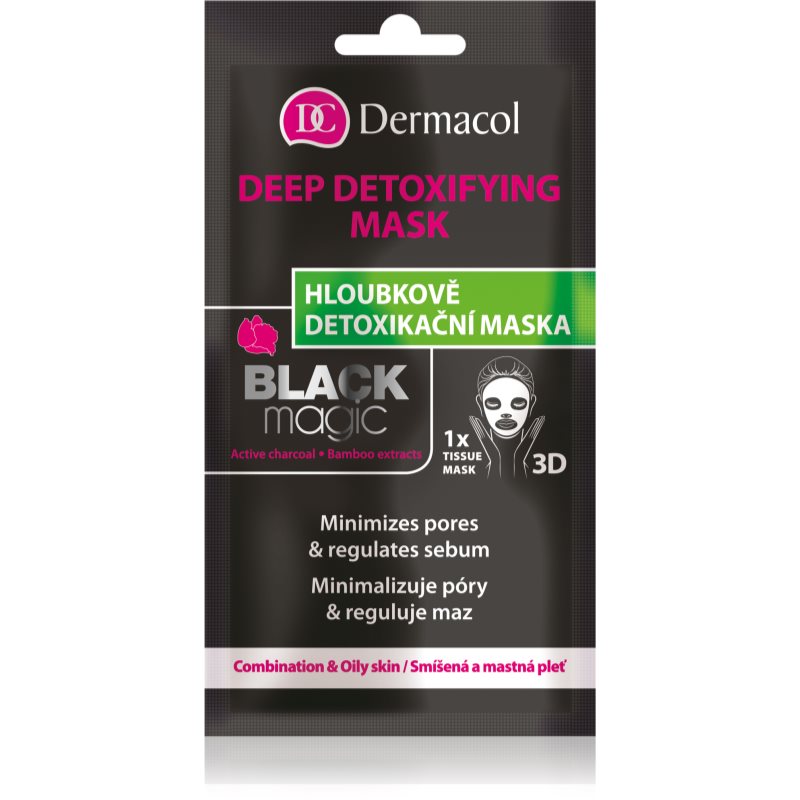 Dermacol Black Magic Detox-Tuchmaske 1 St.