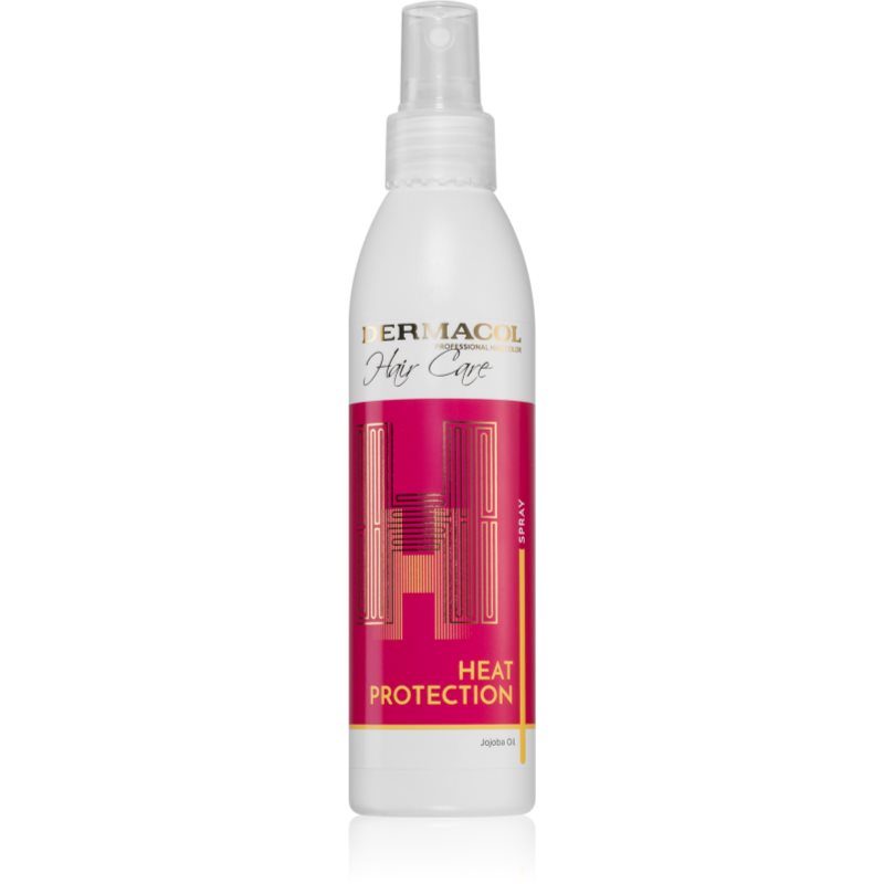 Dermacol Hair Care Heat Protection spray sem enxaguar para finalização térmica de cabelo 200 ml