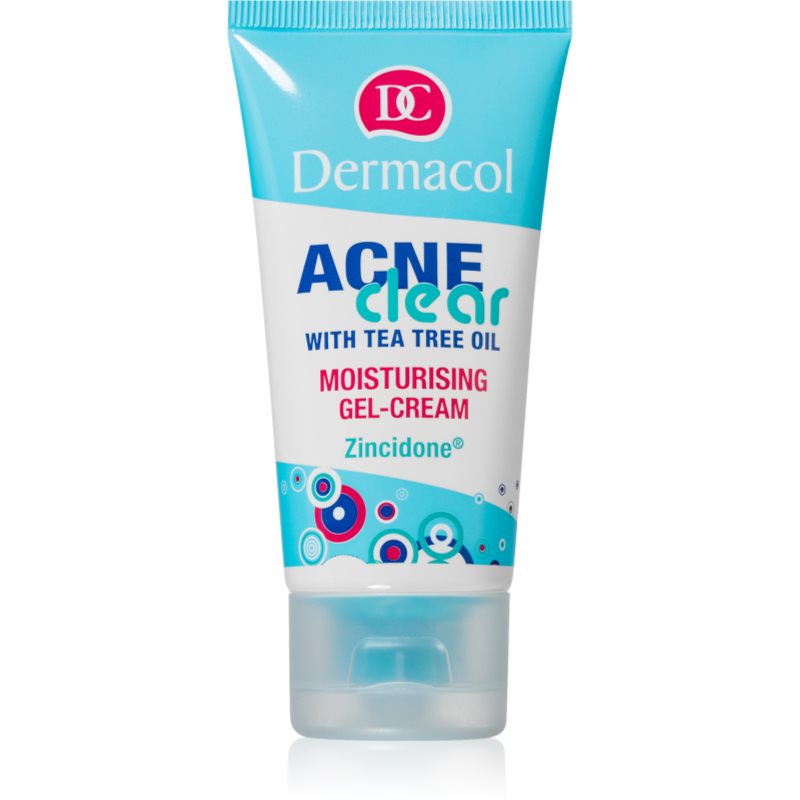 Dermacol Acneclear creme gel hidratante para pele problemática, acne 50 ml