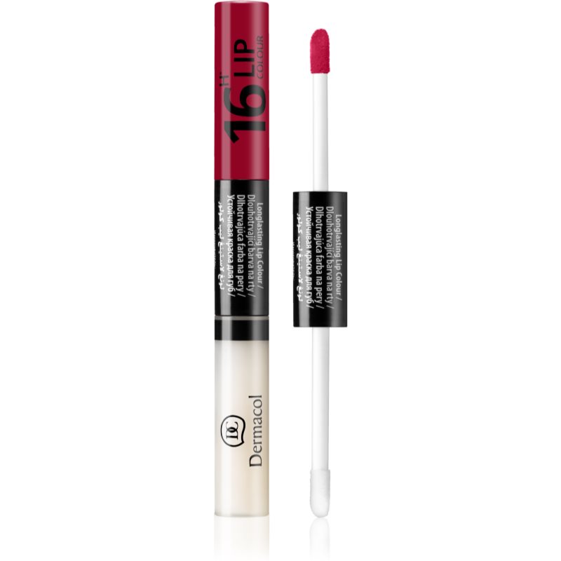 Dermacol 16H Lip Colour дълготране двуфазен цвят и гланц за устни цвят 06  4,8 гр.