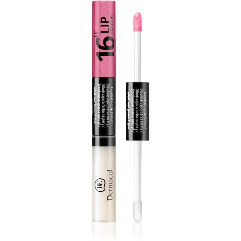 Dermacol 16H Lip Colour batom e gloss de longa duração bifásico tom 11  4,8 g