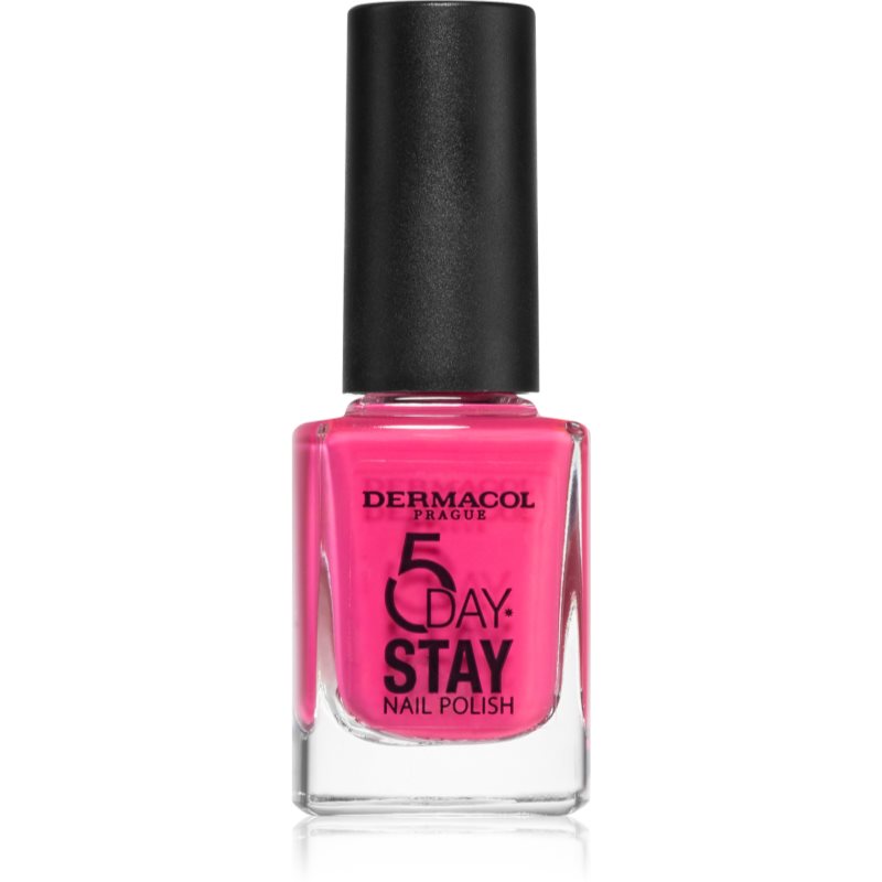 Dermacol 5 Day Stay esmalte de uñas de larga duración tono 35 Pink Ride 11 ml