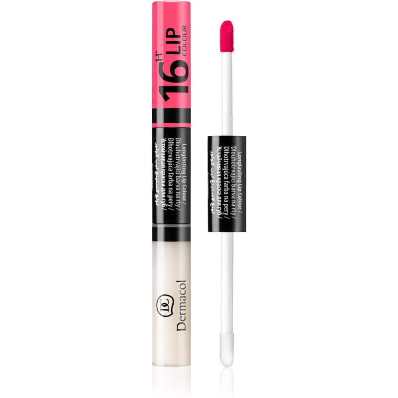 Dermacol 16H Lip Colour batom e gloss de longa duração bifásico tom 17 4,8 g
