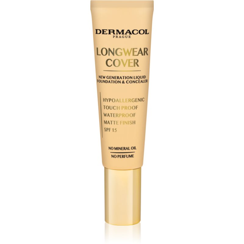 Dermacol Longwear Cover maquillaje líquido SPF 15 tono č.01 30 ml