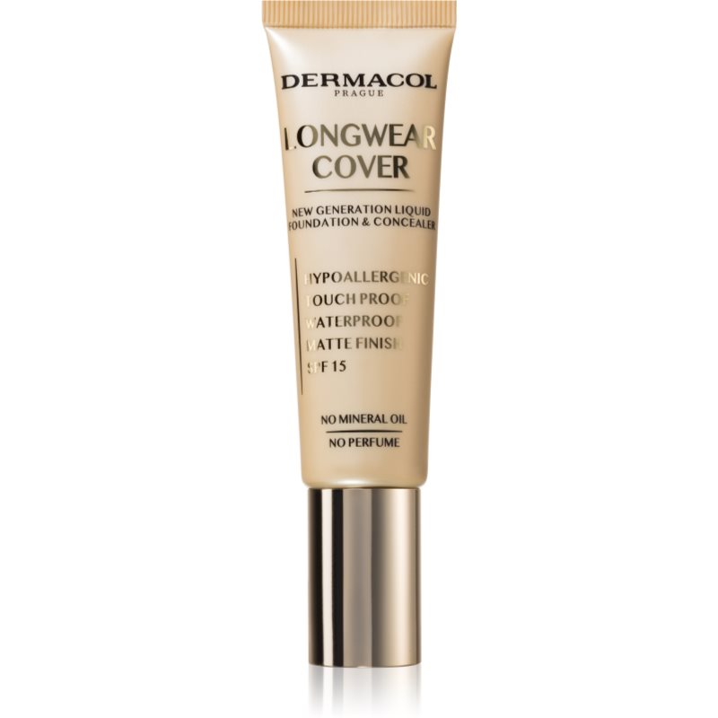 Dermacol Longwear Cover maquillaje líquido SPF 15 tono č.03 30 ml