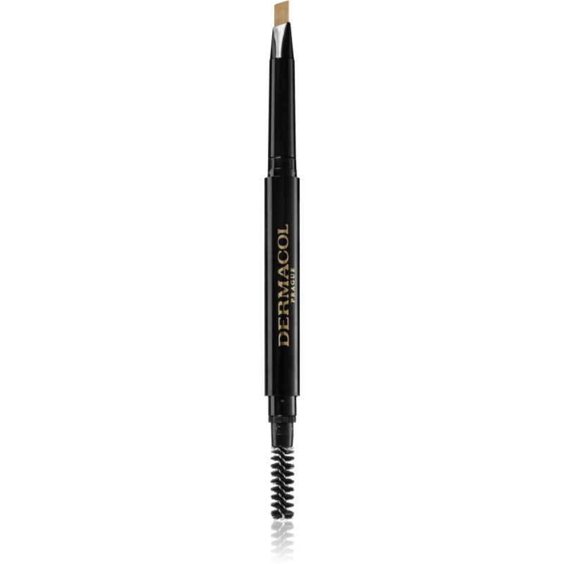Dermacol Eyebrow lápiz automático para cejas con cepillo tono 01