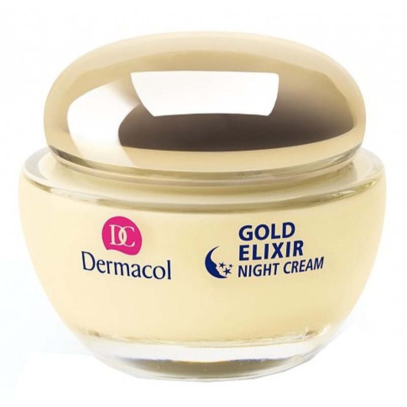 Dermacol Gold Elixir crema de noche rejuvenecedora  con caviar 50 ml