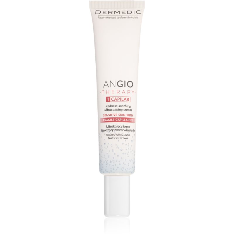 Dermedic Angio Therapy crema calmante para pieles secas y sensibles con tendencia a las rojeces 40 ml