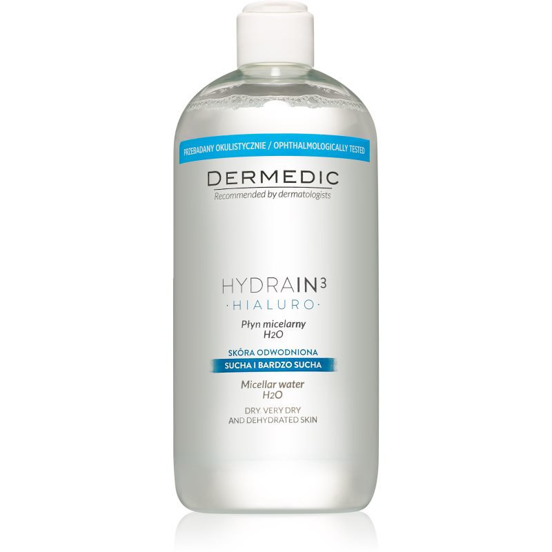 Dermedic Hydrain3 Hialuro agua micelar 500 ml