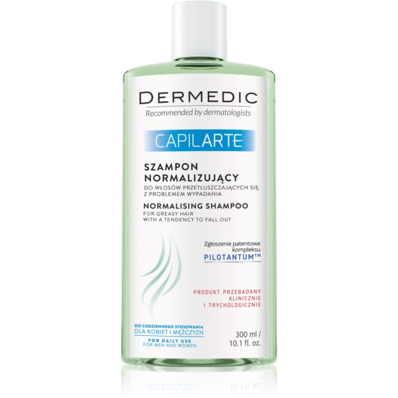 Dermedic Capilarte Shampoo für fettiges Haar gegen Haarausfall 300 ml