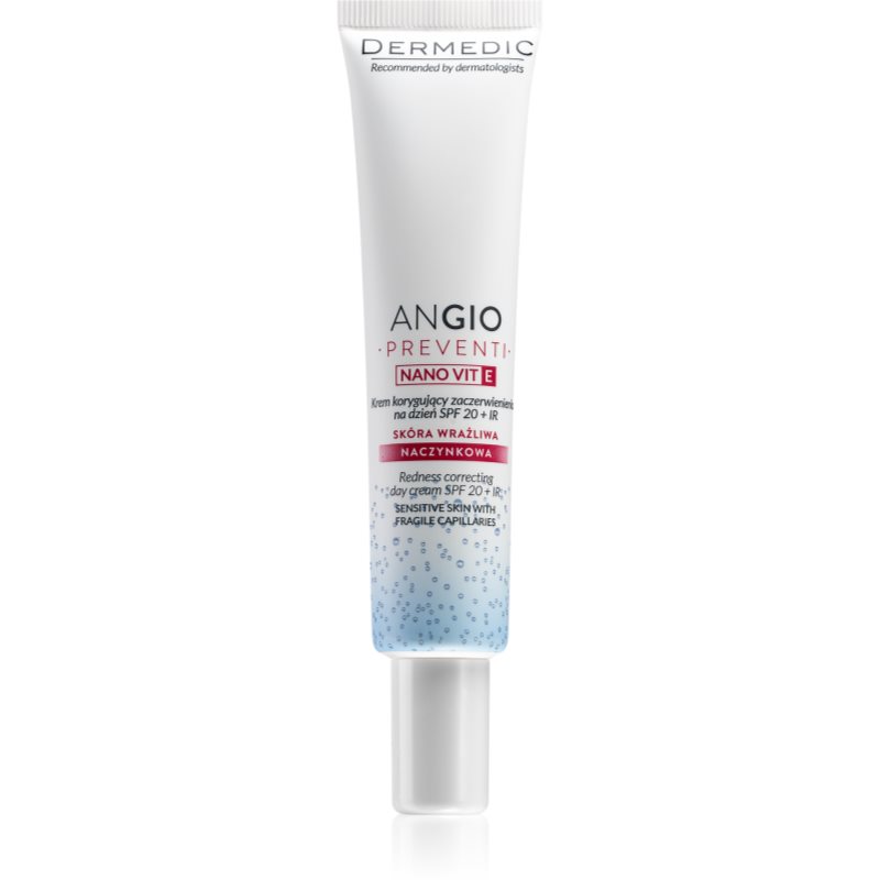Dermedic Angio Preventi creme corretor para pele sensível e com vermelhidão 40 g