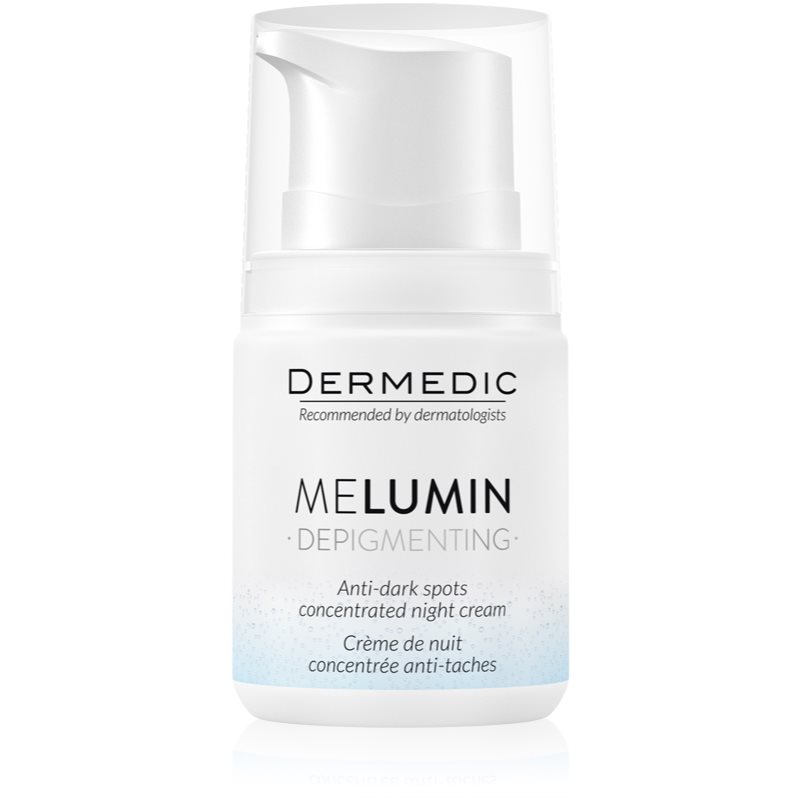 Dermedic Melumin creme de noite anti-manchas escuras 55 g