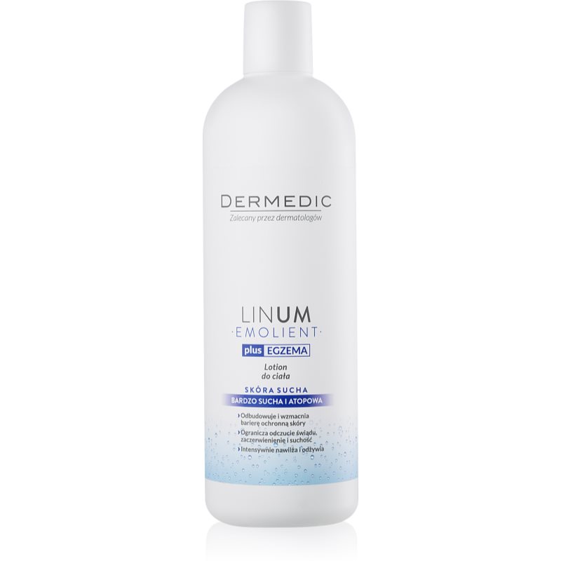 Dermedic Linum Emolient Body lotion für trockene bis atopische Haut 400 g