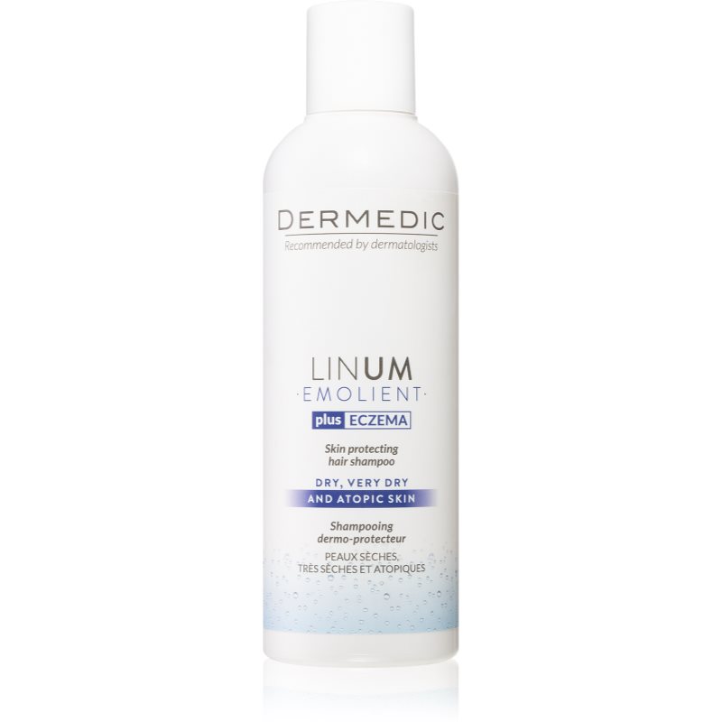 Dermedic Linum Emolient champú de efecto calmante para cuero cabelludo sensible 200 ml