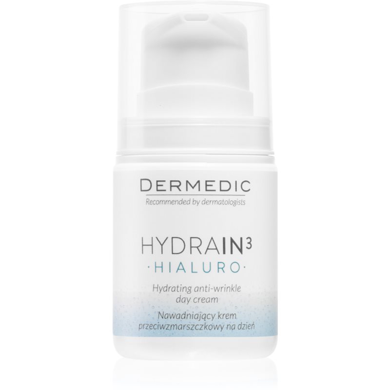 Dermedic Hydrain3 Hialuro crema de día hidratante  antiarrugas 55 g
