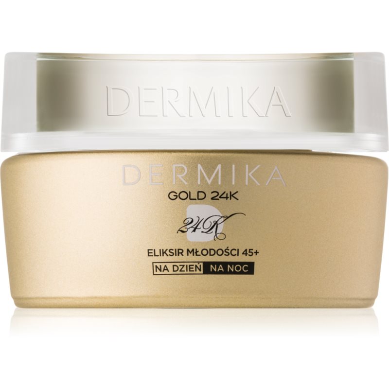 Dermika Gold 24k Total Benefit Luxus bőrfiatalító krém 45+ 50 ml