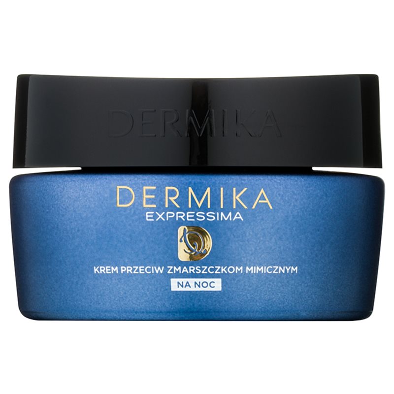 Dermika Expressima crema de noche regeneradora  para las líneas de expresión 50 ml