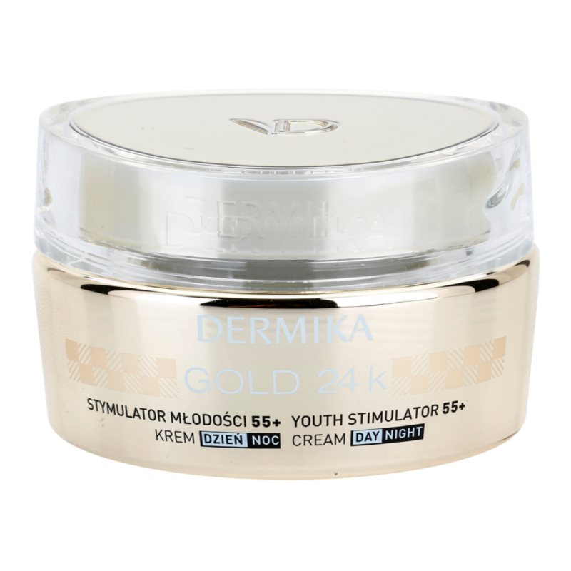 Dermika Gold 24k Total Benefit luxuoso creme rejuvenescedor 55+ 50 ml