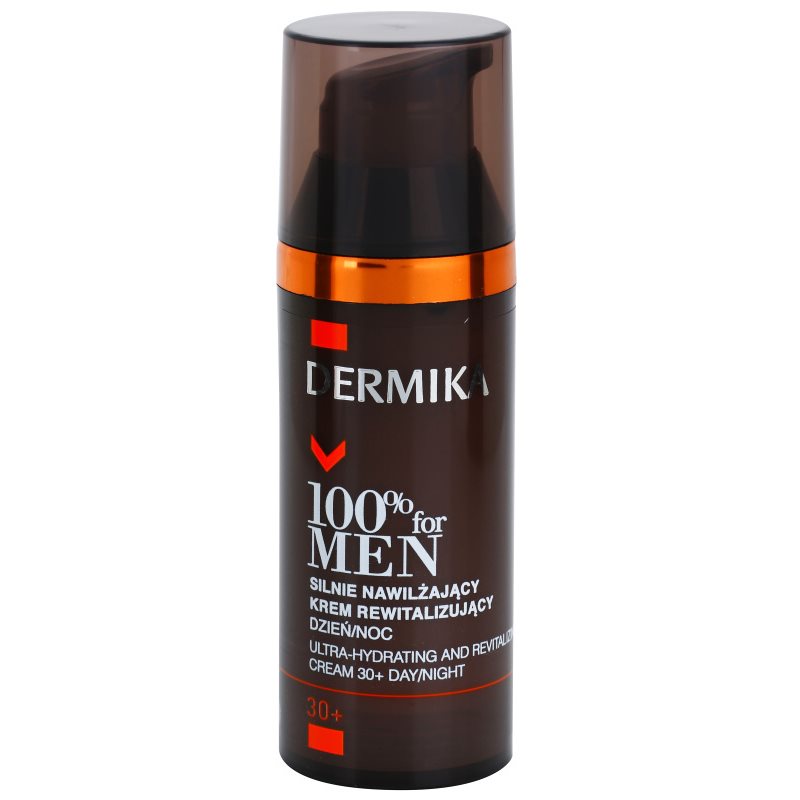 

Dermika 100% for Men зволожуючий відновлюючий крем 30