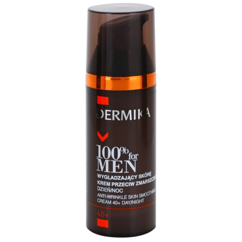Dermika 100% for Men crema antiarrugas con efecto alisador 40+ 50 ml