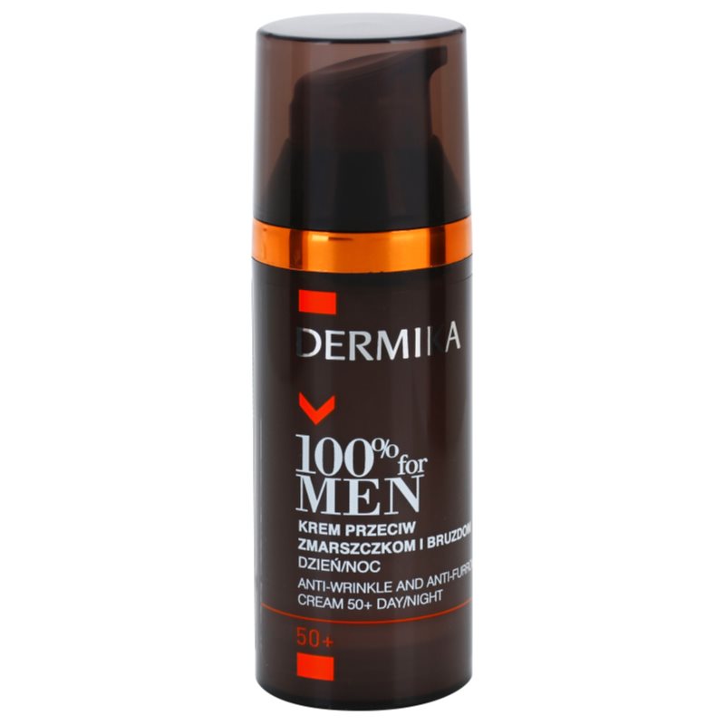 Dermika 100% for Men crema contra las arrugas profundas 50+ 50 ml