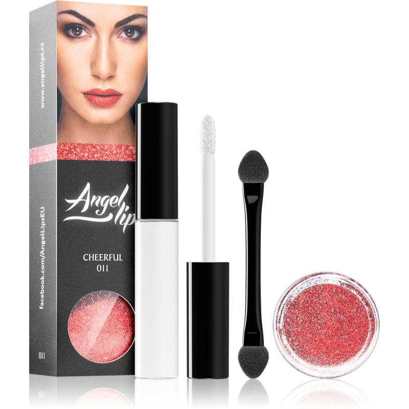 Di Angelo Cosmetics Angel Lips Glitzer für Lippen Farbton 011 Cheerful
