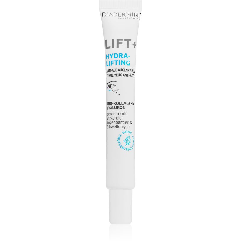 Diadermine Lift+ Skinplex creme contornos de olhos refirmante antirrugas, folículos e olheiras 15 ml