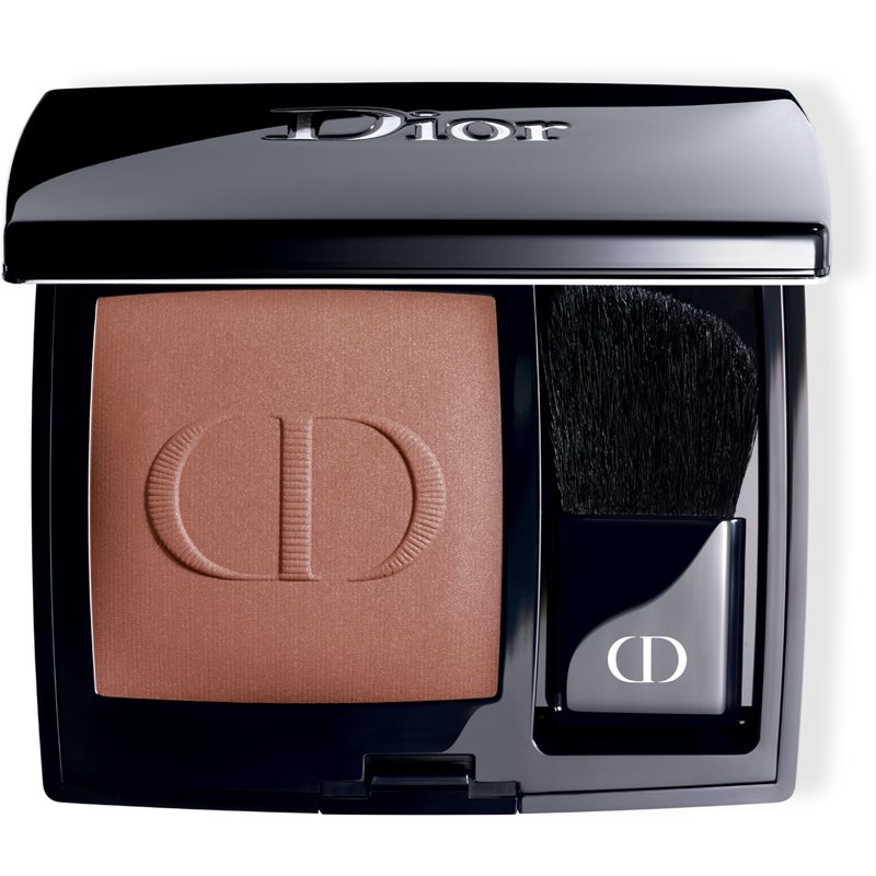 Dior Rouge Blush arcpirosító kompakt ecsettel és tükörrel árnyalat 459 Charnelle 6,7 g