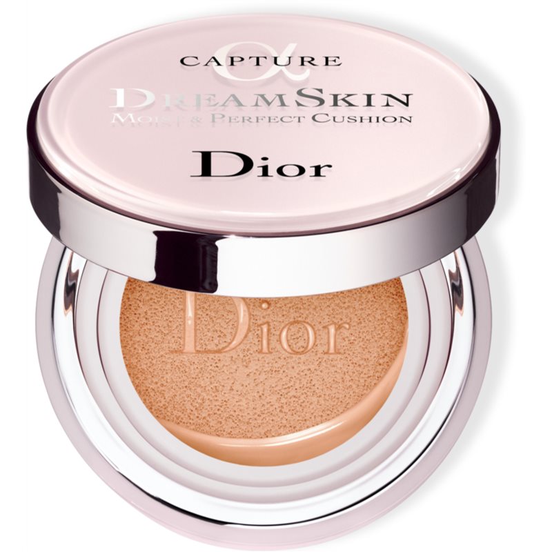 Dior Capture Dreamskin Moist & Perfect Cushion Hydratační make-up v houbičce SPF 50 odstín 010 2x15 g