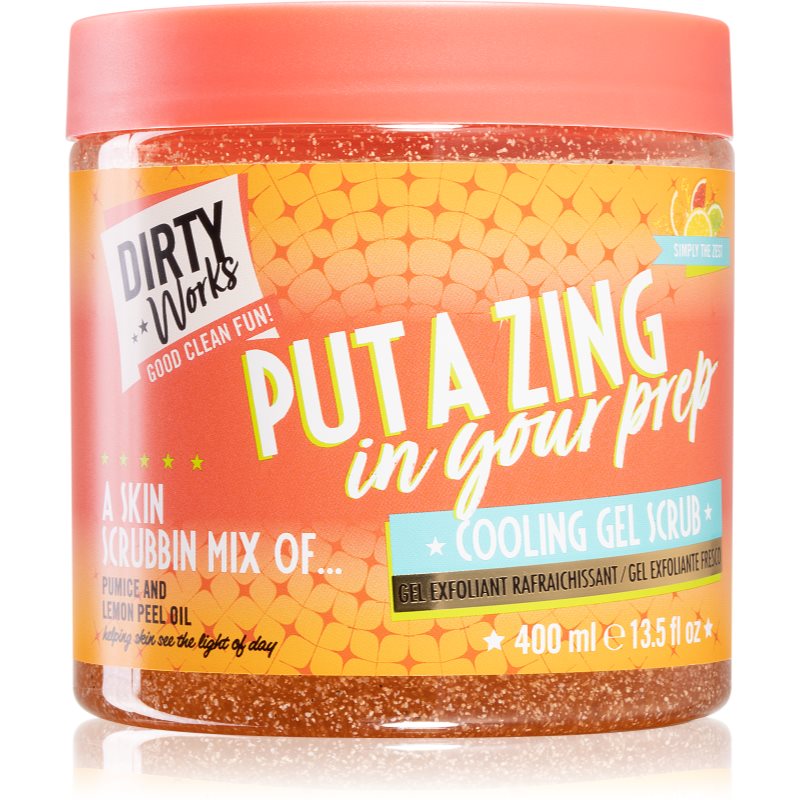 Dirty Works Put a Zing exfoliante corporal refrescante 400 ml