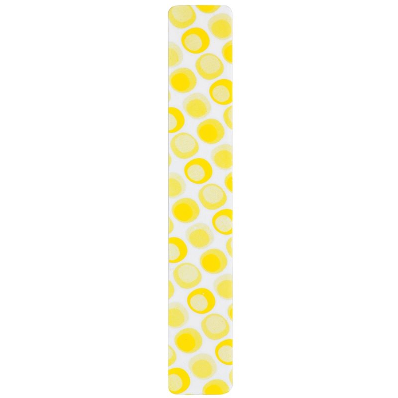 Diva & Nice Cosmetics Accessories široký leštící pilník na nehty oboustranný Yellow