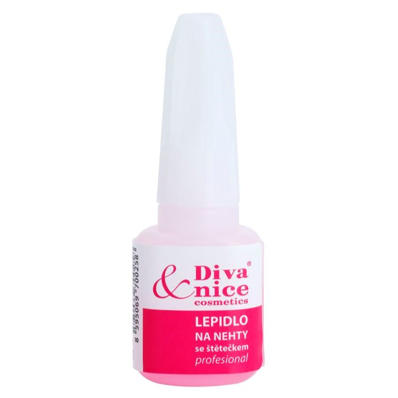 Diva & Nice Cosmetics Accessories pegamento para uñas con pincel