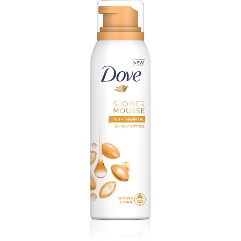 Dove Argan Oil espuma de banho 3 em 1 200 ml