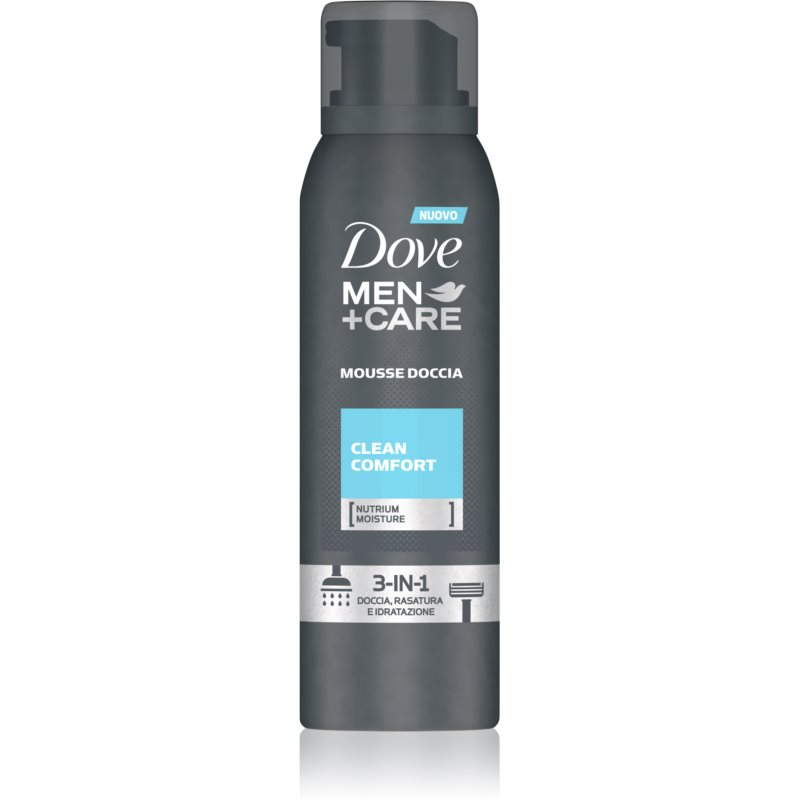 Dove Men+Care Clean Comfort espuma de banho 3 em 1 200 ml