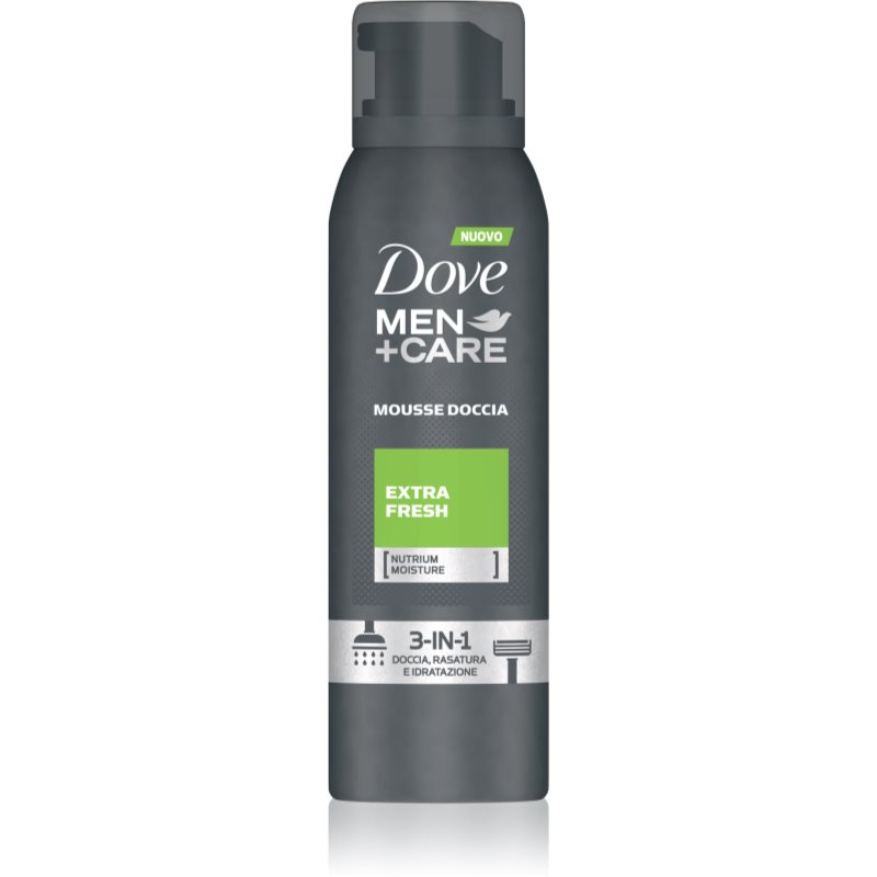 Dove Men+Care Extra Fresh espuma de banho 3 em 1 200 ml
