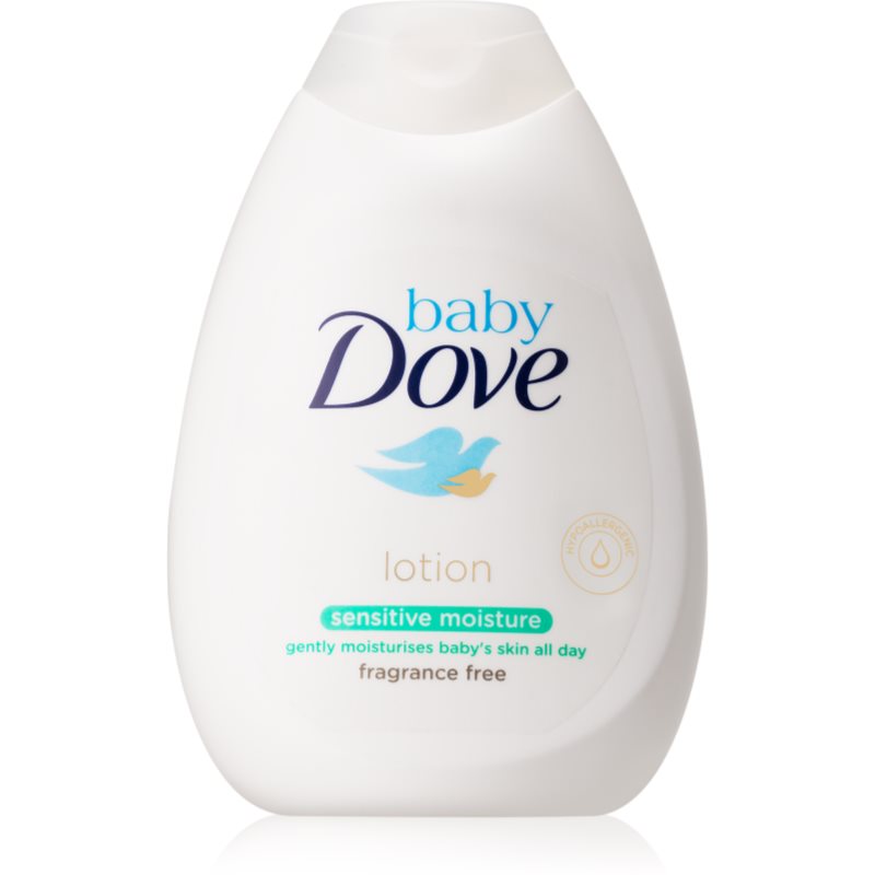 Dove Baby Sensitive Moisture leite corporal apaziguador  para crianças 400 ml